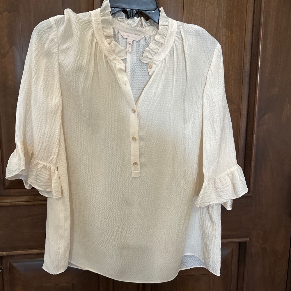 Short sleeve Rebecca Taylor Silk blouse
